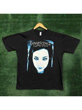 Evanescence Fallen Gothic Metal Band T-Shirt Size Extra Large